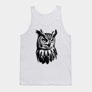 Great Horned Owl Tank Top